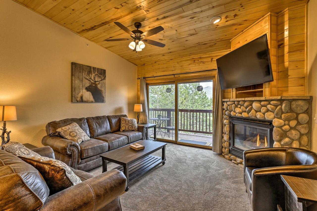Mountain-View Condo With Deck Walk To Grand Lake Kültér fotó