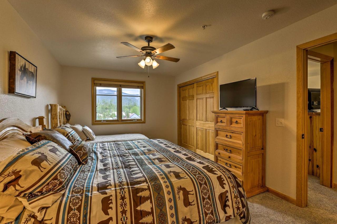 Mountain-View Condo With Deck Walk To Grand Lake Kültér fotó