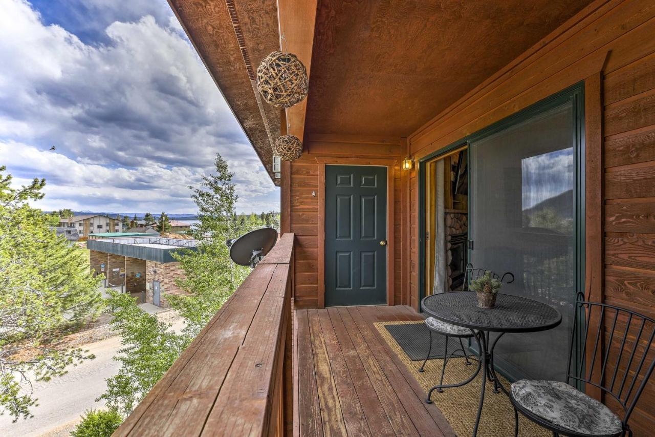 Mountain-View Condo With Deck Walk To Grand Lake Kültér fotó